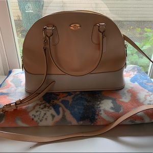 Pale pink Coach purse